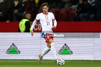 2024-10-15 - Nicola Zalewski of Poland during the UEFA Nations League, League A, Group A1 football match between Poland and Croatia on 15 October 2024 at PGE Narodowy stadium in Warsaw, Poland - FOOTBALL - UEFA NATIONS LEAGUE - POLAND V CROATIA - UEFA NATIONS LEAGUE - SOCCER