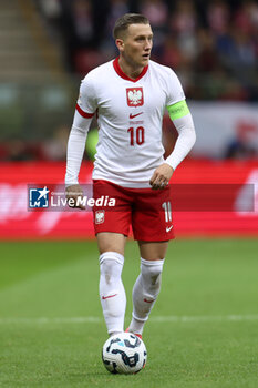 2024-10-15 - Piotr Zielinski of Poland during the UEFA Nations League, League A, Group A1 football match between Poland and Croatia on 15 October 2024 at PGE Narodowy stadium in Warsaw, Poland - FOOTBALL - UEFA NATIONS LEAGUE - POLAND V CROATIA - UEFA NATIONS LEAGUE - SOCCER