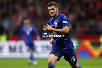 2024-10-15 - Martin Baturina of Croatia during the UEFA Nations League, League A, Group A1 football match between Poland and Croatia on 15 October 2024 at PGE Narodowy stadium in Warsaw, Poland - FOOTBALL - UEFA NATIONS LEAGUE - POLAND V CROATIA - UEFA NATIONS LEAGUE - SOCCER