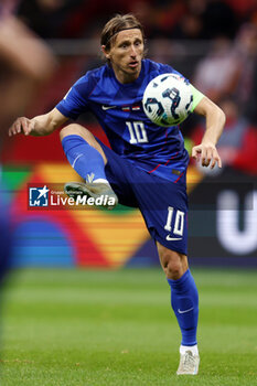 2024-10-15 - Luka Modric of Croatia during the UEFA Nations League, League A, Group A1 football match between Poland and Croatia on 15 October 2024 at PGE Narodowy stadium in Warsaw, Poland - FOOTBALL - UEFA NATIONS LEAGUE - POLAND V CROATIA - UEFA NATIONS LEAGUE - SOCCER