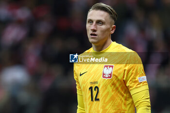 2024-10-15 - Marcin Bulka of Poland during the UEFA Nations League, League A, Group A1 football match between Poland and Croatia on 15 October 2024 at PGE Narodowy stadium in Warsaw, Poland - FOOTBALL - UEFA NATIONS LEAGUE - POLAND V CROATIA - UEFA NATIONS LEAGUE - SOCCER