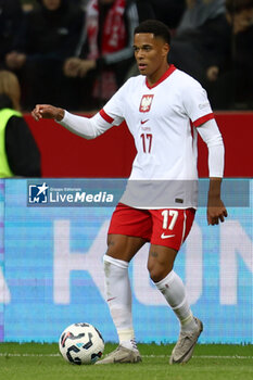 2024-10-15 - Michael Ameyaw of Poland during the UEFA Nations League, League A, Group A1 football match between Poland and Croatia on 15 October 2024 at PGE Narodowy stadium in Warsaw, Poland - FOOTBALL - UEFA NATIONS LEAGUE - POLAND V CROATIA - UEFA NATIONS LEAGUE - SOCCER