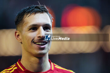 2024-10-15 - Bryan Zaragoza of Spain during the UEFA Nations League, League A, Group A4 football match between Spain and Serbia on October 15, 2024 at Nuevo Arcangel stadium in Cordoba, Spain - FOOTBALL - UEFA NATIONS LEAGUE - SPAIN V SERBIA - UEFA NATIONS LEAGUE - SOCCER