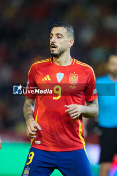 2024-10-15 - Joselu Mato of Spain during the UEFA Nations League, League A, Group A4 football match between Spain and Serbia on October 15, 2024 at Nuevo Arcangel stadium in Cordoba, Spain - FOOTBALL - UEFA NATIONS LEAGUE - SPAIN V SERBIA - UEFA NATIONS LEAGUE - SOCCER