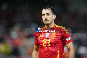 2024-10-15 - Mikel Oyarzabal of Spain during the UEFA Nations League, League A, Group A4 football match between Spain and Serbia on October 15, 2024 at Nuevo Arcangel stadium in Cordoba, Spain - FOOTBALL - UEFA NATIONS LEAGUE - SPAIN V SERBIA - UEFA NATIONS LEAGUE - SOCCER