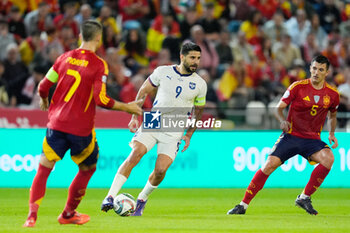 2024-10-15 - Aleksandar Mitrovic of Serbia during the UEFA Nations League, League A, Group A4 football match between Spain and Serbia on October 15, 2024 at Nuevo Arcangel stadium in Cordoba, Spain - FOOTBALL - UEFA NATIONS LEAGUE - SPAIN V SERBIA - UEFA NATIONS LEAGUE - SOCCER