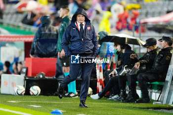 2024-10-15 - Dragan Stojkovic, head coach of Serbia during the UEFA Nations League, League A, Group A4 football match between Spain and Serbia on October 15, 2024 at Nuevo Arcangel stadium in Cordoba, Spain - FOOTBALL - UEFA NATIONS LEAGUE - SPAIN V SERBIA - UEFA NATIONS LEAGUE - SOCCER