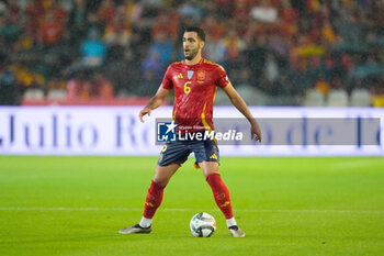 2024-10-15 - Mikel Merino of Spain during the UEFA Nations League, League A, Group A4 football match between Spain and Serbia on October 15, 2024 at Nuevo Arcangel stadium in Cordoba, Spain - FOOTBALL - UEFA NATIONS LEAGUE - SPAIN V SERBIA - UEFA NATIONS LEAGUE - SOCCER