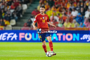 2024-10-15 - Aymeric Laporte of Spain during the UEFA Nations League, League A, Group A4 football match between Spain and Serbia on October 15, 2024 at Nuevo Arcangel stadium in Cordoba, Spain - FOOTBALL - UEFA NATIONS LEAGUE - SPAIN V SERBIA - UEFA NATIONS LEAGUE - SOCCER