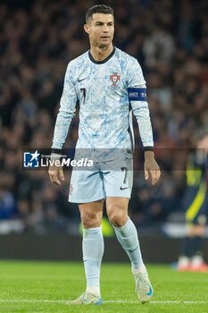 15/10/2024 - Cristiano Ronaldo of Portugal during the UEFA Nations League, League A, Group A1 football match between Scotland and Portugal on 15 October 2024 at Hampden Park in Glasgow, Scotland - FOOTBALL - UEFA NATIONS LEAGUE - SCOTLAND V PORTUGAL - UEFA NATIONS LEAGUE - CALCIO