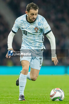 15/10/2024 - Bernardo Silva of Portugal during the UEFA Nations League, League A, Group A1 football match between Scotland and Portugal on 15 October 2024 at Hampden Park in Glasgow, Scotland - FOOTBALL - UEFA NATIONS LEAGUE - SCOTLAND V PORTUGAL - UEFA NATIONS LEAGUE - CALCIO