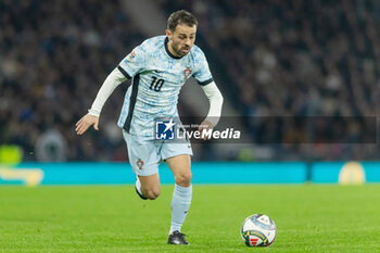 15/10/2024 - Bernardo Silva of Portugal during the UEFA Nations League, League A, Group A1 football match between Scotland and Portugal on 15 October 2024 at Hampden Park in Glasgow, Scotland - FOOTBALL - UEFA NATIONS LEAGUE - SCOTLAND V PORTUGAL - UEFA NATIONS LEAGUE - CALCIO