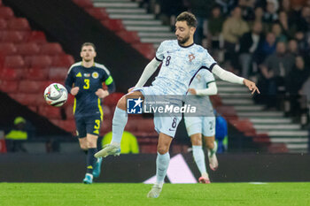 15/10/2024 - Bruno Fernandes of Portugal during the UEFA Nations League, League A, Group A1 football match between Scotland and Portugal on 15 October 2024 at Hampden Park in Glasgow, Scotland - FOOTBALL - UEFA NATIONS LEAGUE - SCOTLAND V PORTUGAL - UEFA NATIONS LEAGUE - CALCIO