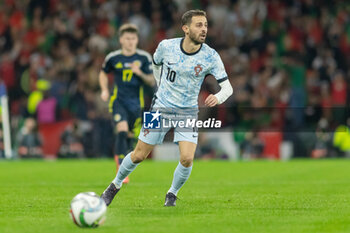 15/10/2024 - Bernardo Silva of Portugal during the UEFA Nations League, League A, Group A1 football match between Scotland and Portugal on 15 October 2024 at Hampden Park in Glasgow, Scotland - FOOTBALL - UEFA NATIONS LEAGUE - SCOTLAND V PORTUGAL - UEFA NATIONS LEAGUE - CALCIO