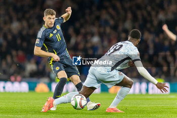 15/10/2024 - Ryan Christie of Scotland during the UEFA Nations League, League A, Group A1 football match between Scotland and Portugal on 15 October 2024 at Hampden Park in Glasgow, Scotland - FOOTBALL - UEFA NATIONS LEAGUE - SCOTLAND V PORTUGAL - UEFA NATIONS LEAGUE - CALCIO