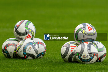 15/10/2024 - Illustration official match balls during the UEFA Nations League, League A, Group A1 football match between Scotland and Portugal on 15 October 2024 at Hampden Park in Glasgow, Scotland - FOOTBALL - UEFA NATIONS LEAGUE - SCOTLAND V PORTUGAL - UEFA NATIONS LEAGUE - CALCIO