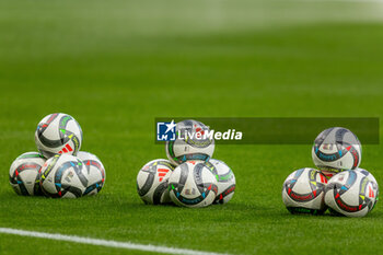 15/10/2024 - Illustration official match balls during the UEFA Nations League, League A, Group A1 football match between Scotland and Portugal on 15 October 2024 at Hampden Park in Glasgow, Scotland - FOOTBALL - UEFA NATIONS LEAGUE - SCOTLAND V PORTUGAL - UEFA NATIONS LEAGUE - CALCIO