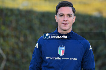 11/11/2024 - Italian player Giacomo Raspadori - ITALY TRAINING SESSION - UEFA NATIONS LEAGUE - CALCIO