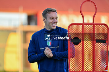 11/11/2024 - Italian player Davide Frattesi - ITALY TRAINING SESSION - UEFA NATIONS LEAGUE - CALCIO