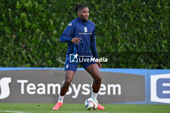 11/11/2024 - Italia player Caleb Okoli - ITALY TRAINING SESSION - UEFA NATIONS LEAGUE - CALCIO