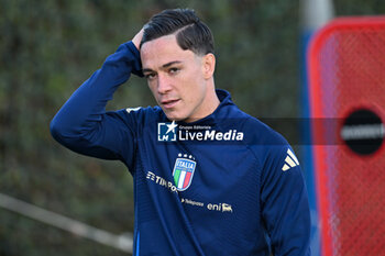 11/11/2024 - Italian player Giacomo Raspadori - ITALY TRAINING SESSION - UEFA NATIONS LEAGUE - CALCIO