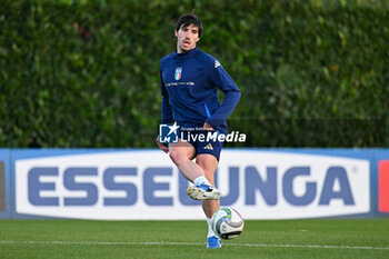 11/11/2024 - Italian player Sandro Tonali - ITALY TRAINING SESSION - UEFA NATIONS LEAGUE - CALCIO