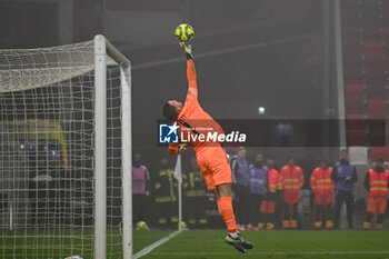 2024-11-17 - Daniel Peretz (Israel) saves the ball during the UEFA Nations League match between Israel vs. Belgium on 17th November 2024 at the Bozsik Arena stadium in Budapest, Hungary - ISRAEL VS BELGIUM - UEFA NATIONS LEAGUE - SOCCER