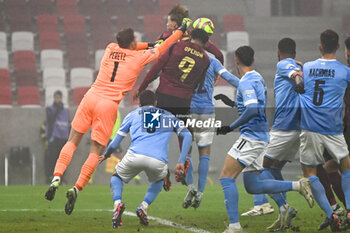 2024-11-17 - during the UEFA Nations Daniel Peretz (Israel) saves the ball League match between Israel vs. Belgium on 17th November 2024 at the Bozsik Arena stadium in Budapest, Hungary - ISRAEL VS BELGIUM - UEFA NATIONS LEAGUE - SOCCER