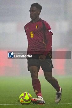 2024-11-17 - Albert Sambi Lokonga (Belgium) during the UEFA Nations League match between Israel vs. Belgium on 17th November 2024 at the Bozsik Arena stadium in Budapest, Hungary - ISRAEL VS BELGIUM - UEFA NATIONS LEAGUE - SOCCER