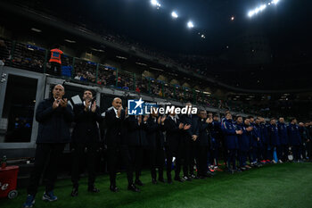 17/11/2024 - The bench of Italy before the match between Italy and France on 17 of November 2024 at Giuseppe Meazza San Siro Siro stadium in Milan, Italy. Photo Tiziano Ballabio - ITALY VS FRANCE - UEFA NATIONS LEAGUE - CALCIO