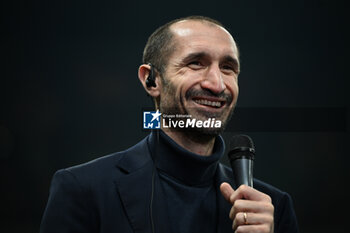 17/11/2024 - Giorgio Chiellini during the Group A2 - UEFA NATIONS LEAGUE 2024 match between Italy and France on 17 of November 2024 at Giuseppe Meazza San Siro Siro stadium in Milan, Italy. Photo Tiziano Ballabio - ITALY VS FRANCE - UEFA NATIONS LEAGUE - CALCIO