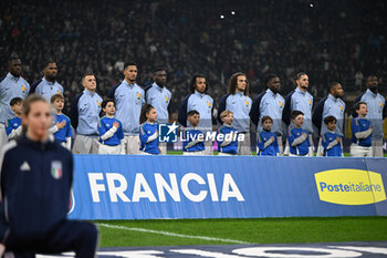 17/11/2024 - Lineup of France during the Group A2 - UEFA NATIONS LEAGUE 2024 match between Italy and France on 17 of November 2024 at Giuseppe Meazza San Siro Siro stadium in Milan, Italy. Photo Tiziano Ballabio - ITALY VS FRANCE - UEFA NATIONS LEAGUE - CALCIO