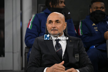 17/11/2024 - Head Coach Luciano Spalletti of Italy and Coach during the Group A2 - UEFA NATIONS LEAGUE 2024 match between Italy and France on 17 of November 2024 at Giuseppe Meazza San Siro Siro stadium in Milan, Italy. - ITALY VS FRANCE - UEFA NATIONS LEAGUE - CALCIO