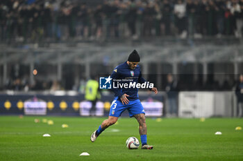 17/11/2024 - Sandro Tonnali of Italy during the Group A2 - UEFA NATIONS LEAGUE 2024 match between Italy and France on 17 of November 2024 at Giuseppe Meazza San Siro Siro stadium in Milan, Italy. Photo Tiziano Ballabio - ITALY VS FRANCE - UEFA NATIONS LEAGUE - CALCIO