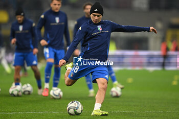 17/11/2024 - Nicolo Barella of Italy during the Group A2 - UEFA NATIONS LEAGUE 2024 match between Italy and France on 17 of November 2024 at Giuseppe Meazza San Siro Siro stadium in Milan, Italy. Photo Tiziano Ballabio - ITALY VS FRANCE - UEFA NATIONS LEAGUE - CALCIO