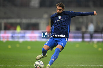 17/11/2024 - Manuel Locatelli of Italy during the Group A2 - UEFA NATIONS LEAGUE 2024 match between Italy and France on 17 of November 2024 at Giuseppe Meazza San Siro Siro stadium in Milan, Italy. Photo Tiziano Ballabio - ITALY VS FRANCE - UEFA NATIONS LEAGUE - CALCIO