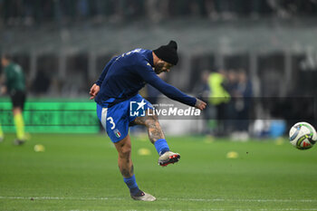 17/11/2024 - Federico Dimarco of Italy during the Group A2 - UEFA NATIONS LEAGUE 2024 match between Italy and France on 17 of November 2024 at Giuseppe Meazza San Siro Siro stadium in Milan, Italy. Photo Tiziano Ballabio - ITALY VS FRANCE - UEFA NATIONS LEAGUE - CALCIO