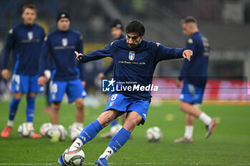 17/11/2024 - Sandro Tonnali of Italy during the Group A2 - UEFA NATIONS LEAGUE 2024 match between Italy and France on 17 of November 2024 at Giuseppe Meazza San Siro Siro stadium in Milan, Italy. Photo Tiziano Ballabio - ITALY VS FRANCE - UEFA NATIONS LEAGUE - CALCIO