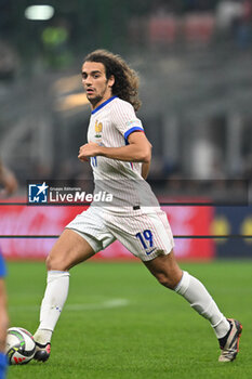 17/11/2024 - Matteo Guendouzi of France during the Group A2 - UEFA NATIONS LEAGUE 2024 match between Italy and France on 17 of November 2024 at Giuseppe Meazza San Siro Siro stadium in Milan, Italy. during the Group A2 - UEFA NATIONS LEAGUE 2024 match between Italy and France on 17 of November 2024 at Giuseppe Meazza San Siro Siro stadium in Milan, Italy. - ITALY VS FRANCE - UEFA NATIONS LEAGUE - CALCIO