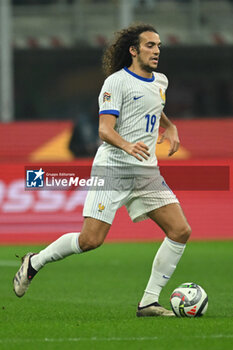 17/11/2024 - Matteo Guendouzi of France during the Group A2 - UEFA NATIONS LEAGUE 2024 match between Italy and France on 17 of November 2024 at Giuseppe Meazza San Siro Siro stadium in Milan, Italy. during the Group A2 - UEFA NATIONS LEAGUE 2024 match between Italy and France on 17 of November 2024 at Giuseppe Meazza San Siro Siro stadium in Milan, Italy. - ITALY VS FRANCE - UEFA NATIONS LEAGUE - CALCIO