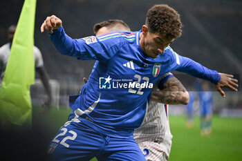 17/11/2024 - Giovanni Di Lorenzo of Italy during the Group A2 - UEFA NATIONS LEAGUE 2024 match between Italy and France on 17 of November 2024 at Giuseppe Meazza San Siro Siro stadium in Milan, Italy. - ITALY VS FRANCE - UEFA NATIONS LEAGUE - CALCIO