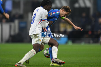 17/11/2024 - Nicolo Barella of Italy during the Group A2 - UEFA NATIONS LEAGUE 2024 match between Italy and France on 17 of November 2024 at Giuseppe Meazza San Siro Siro stadium in Milan, Italy. - ITALY VS FRANCE - UEFA NATIONS LEAGUE - CALCIO