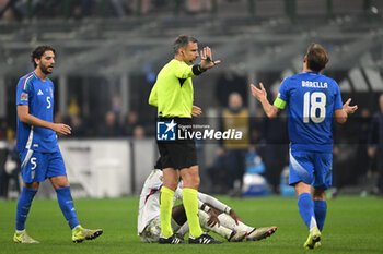 17/11/2024 - Referee Slavko Vincic seen the Group A2 - UEFA NATIONS LEAGUE 2024 match between Italy and France on 17 of November 2024 at Giuseppe Meazza San Siro Siro stadium in Milan, Italy. - ITALY VS FRANCE - UEFA NATIONS LEAGUE - CALCIO