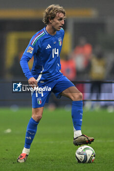 17/11/2024 - Nicolo Rovella of Italy during the Group A2 - UEFA NATIONS LEAGUE 2024 match between Italy and France on 17 of November 2024 at Giuseppe Meazza San Siro Siro stadium in Milan, Italy. - ITALY VS FRANCE - UEFA NATIONS LEAGUE - CALCIO