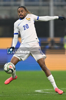 17/11/2024 - Bradley Barcola of France during the Group A2 - UEFA NATIONS LEAGUE 2024 match between Italy and France on 17 of November 2024 at Giuseppe Meazza San Siro Siro stadium in Milan, Italy. - ITALY VS FRANCE - UEFA NATIONS LEAGUE - CALCIO