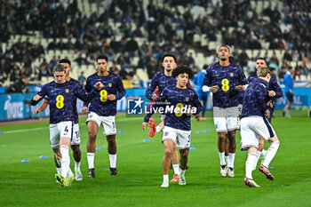 14/11/2024 - Players of England during the UEFA Nations League 2024/25 League B, Group B2 match between Greece and England on November 14, 2024 at OAKA Stadium, in Athens, Greece. - GREECE VS ENGLAND - UEFA NATIONS LEAGUE - CALCIO