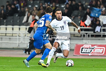 14/11/2024 - 19 Angel Gomes of England plays during the UEFA Nations League 2024/25 League B, Group B2 match between Greece and England on November 14, 2024 at OAKA Stadium, in Athens, Greece. - GREECE VS ENGLAND - UEFA NATIONS LEAGUE - CALCIO