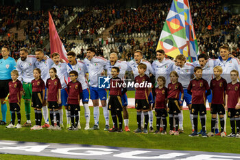 14/11/2024 - Italy team line up - BELGIUM VS ITALY - UEFA NATIONS LEAGUE - CALCIO