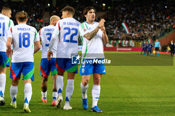 14/11/2024 - Sandro Tonali of Italy celebrates after scoring a goal - BELGIUM VS ITALY - UEFA NATIONS LEAGUE - CALCIO