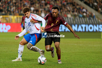 14/11/2024 - Giovanni Di Lorenzo of Italy in action against Lois Openda of Belgium - BELGIUM VS ITALY - UEFA NATIONS LEAGUE - CALCIO